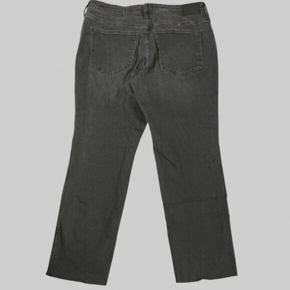 NWT Madewell The Petite Curvy Stovepipe Jeans Womens 32 32P Armand Wash NS092 - Picture 7 of 11